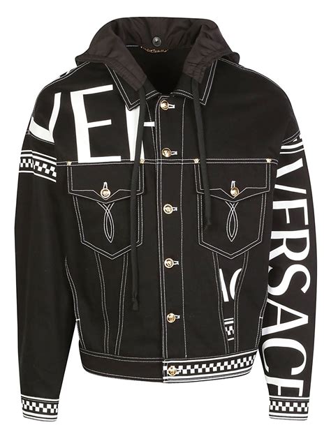 versace men denim jackets|versace denim jacket men.